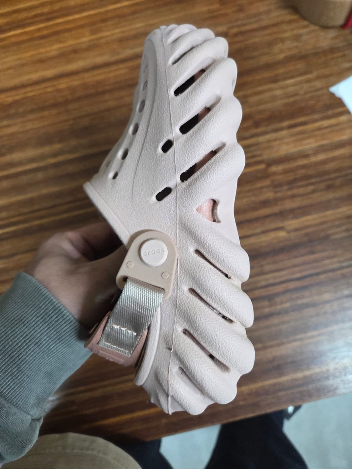 크록스 에코 클로그 핑크 클레이 j3 220 225 상품이미지4