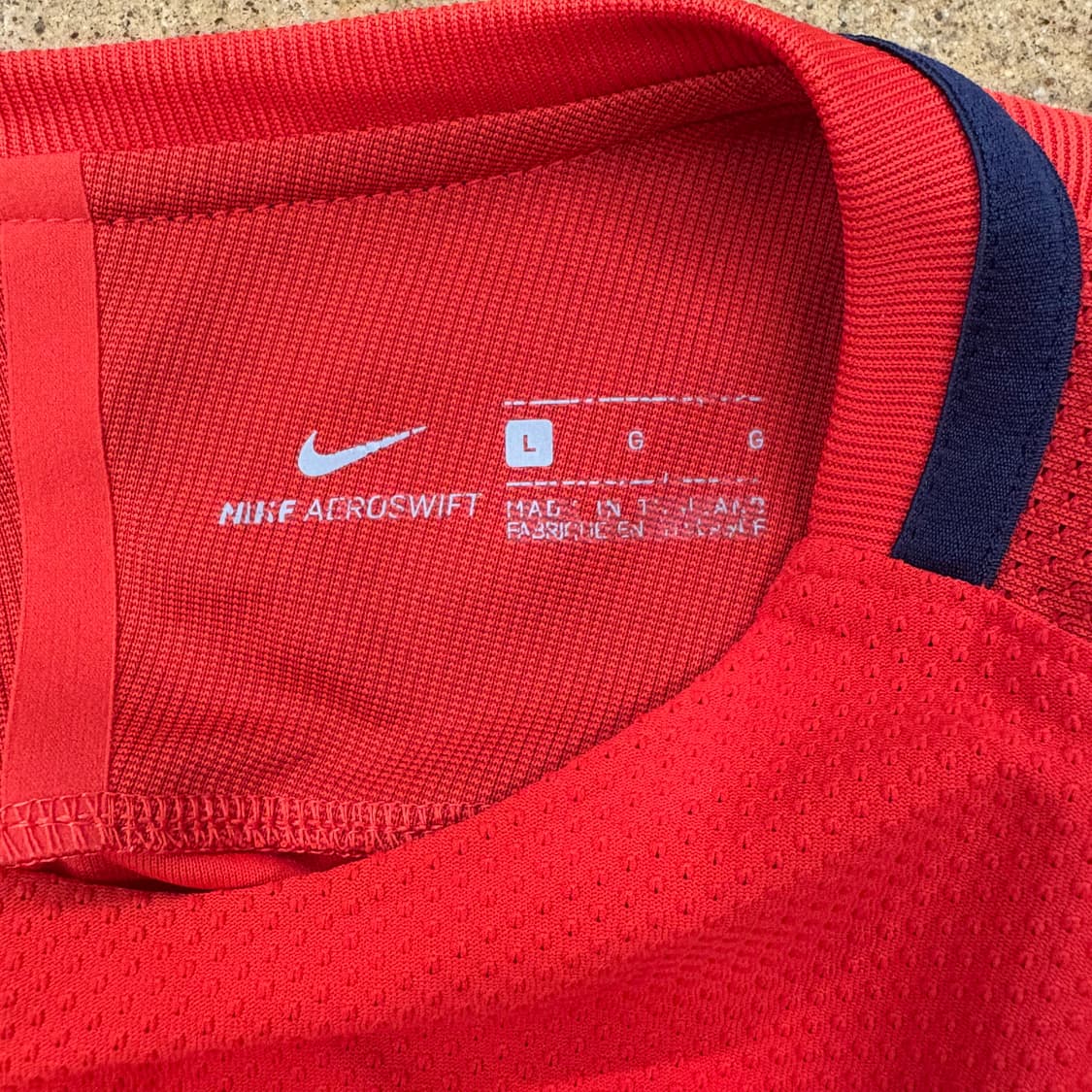 [정품/L,100] 나이키 파리생제르망 축구 유니폼 레드 b18 상품이미지4