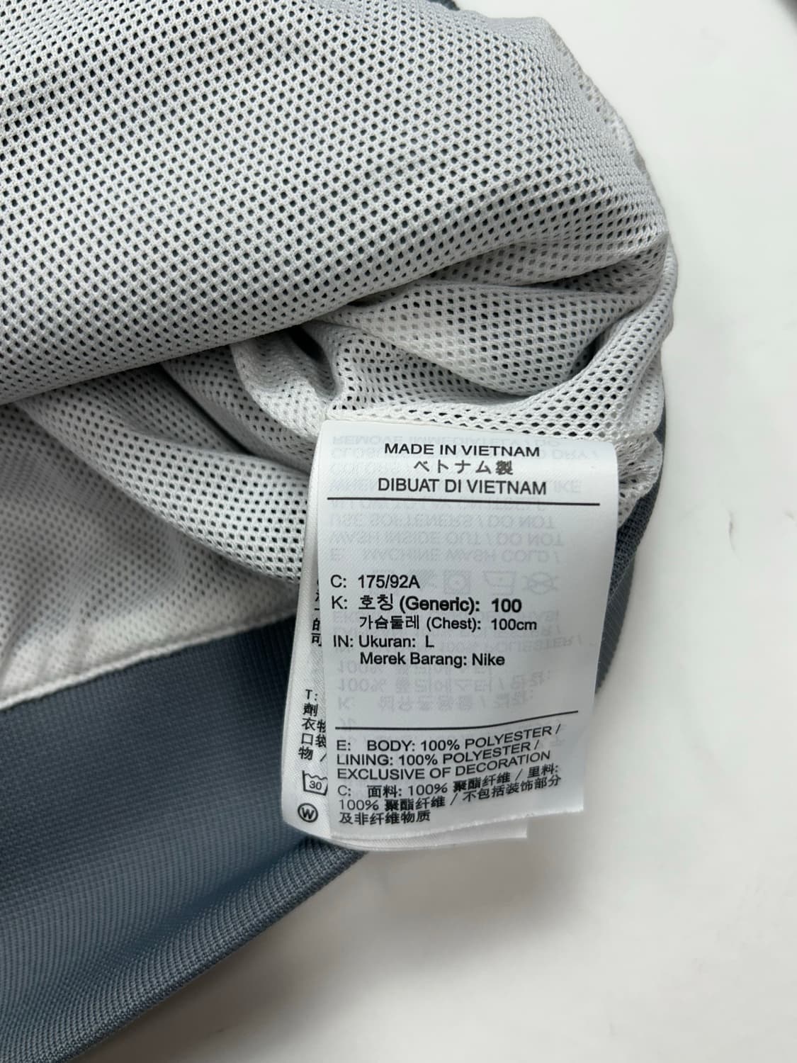 나이키 신형 믹스컬러 스우시 후드 바람막이 XL 상품이미지5