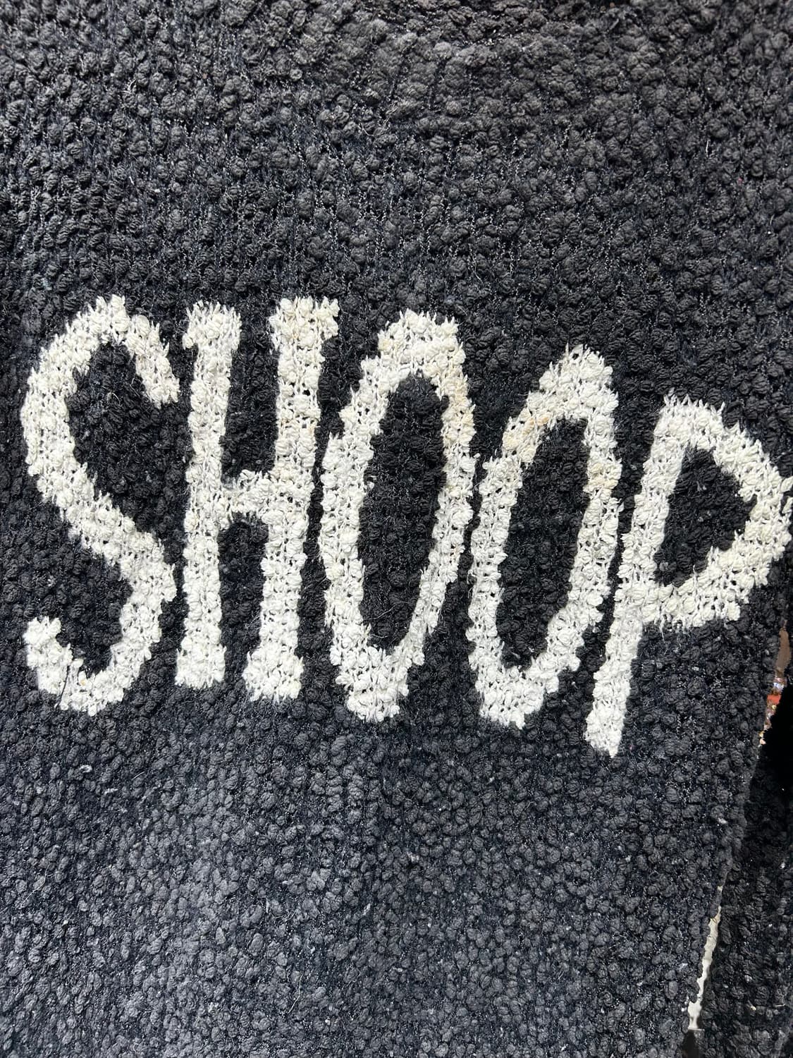 baby shoop sweater 베이비숍 로고 레터링 니트 상품이미지4