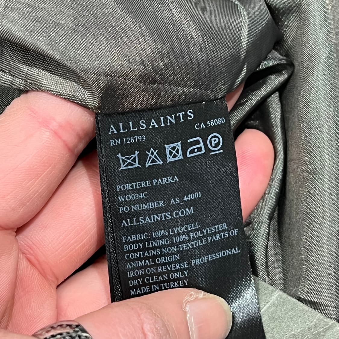 올세인츠 드레이핑 아카이브자켓 s09780 상품이미지7