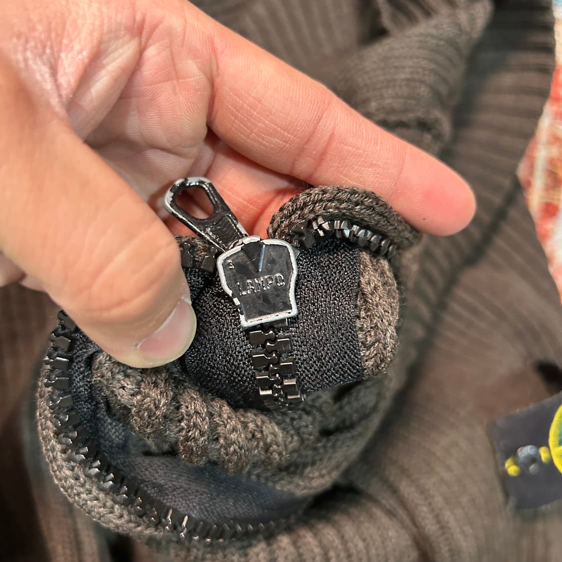 [XL] 00s 스톤아일랜드 하이넥 니트 집업 상품이미지6