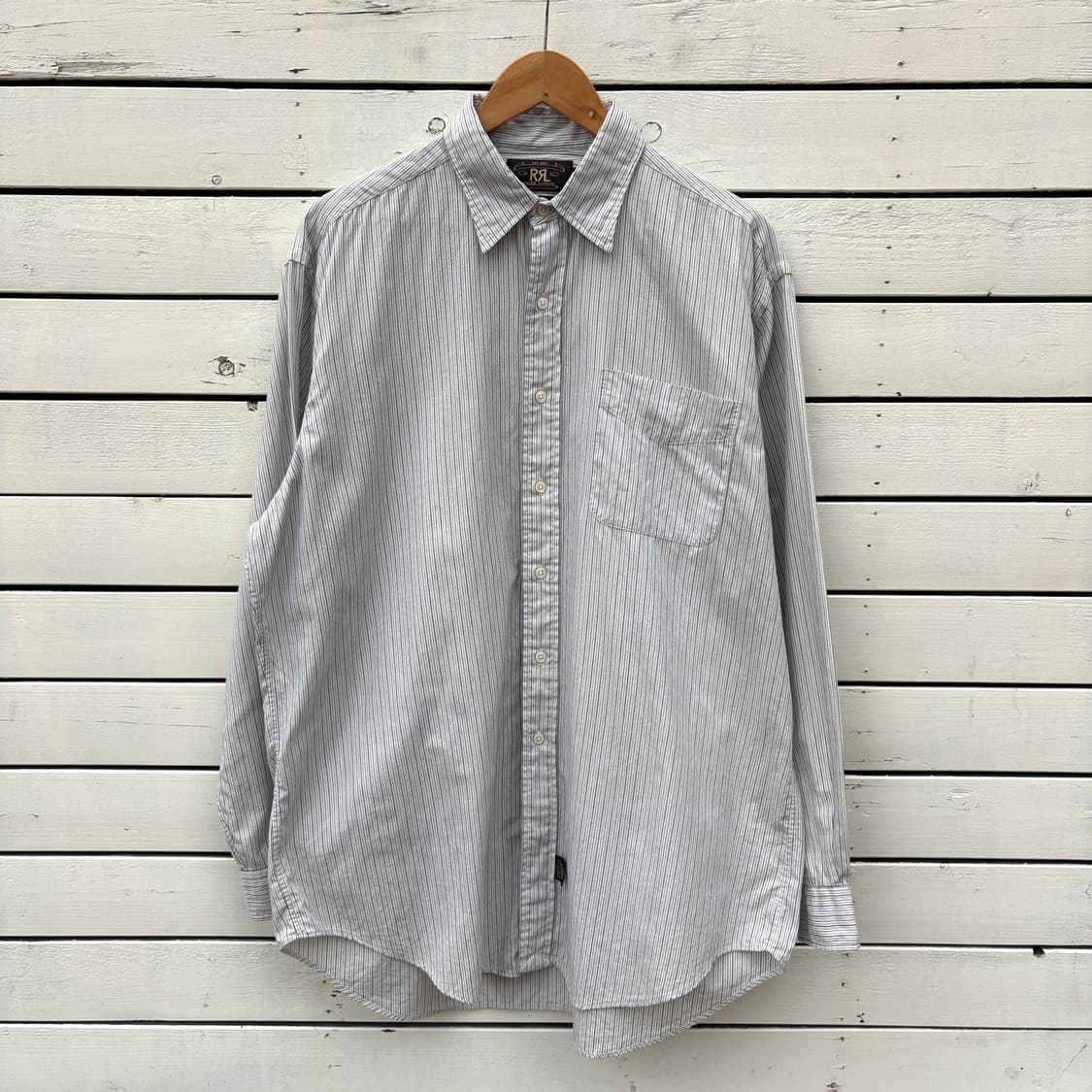 RRL 90s 폴로 더블알엘 스트라이프 셔츠 상품이미지2