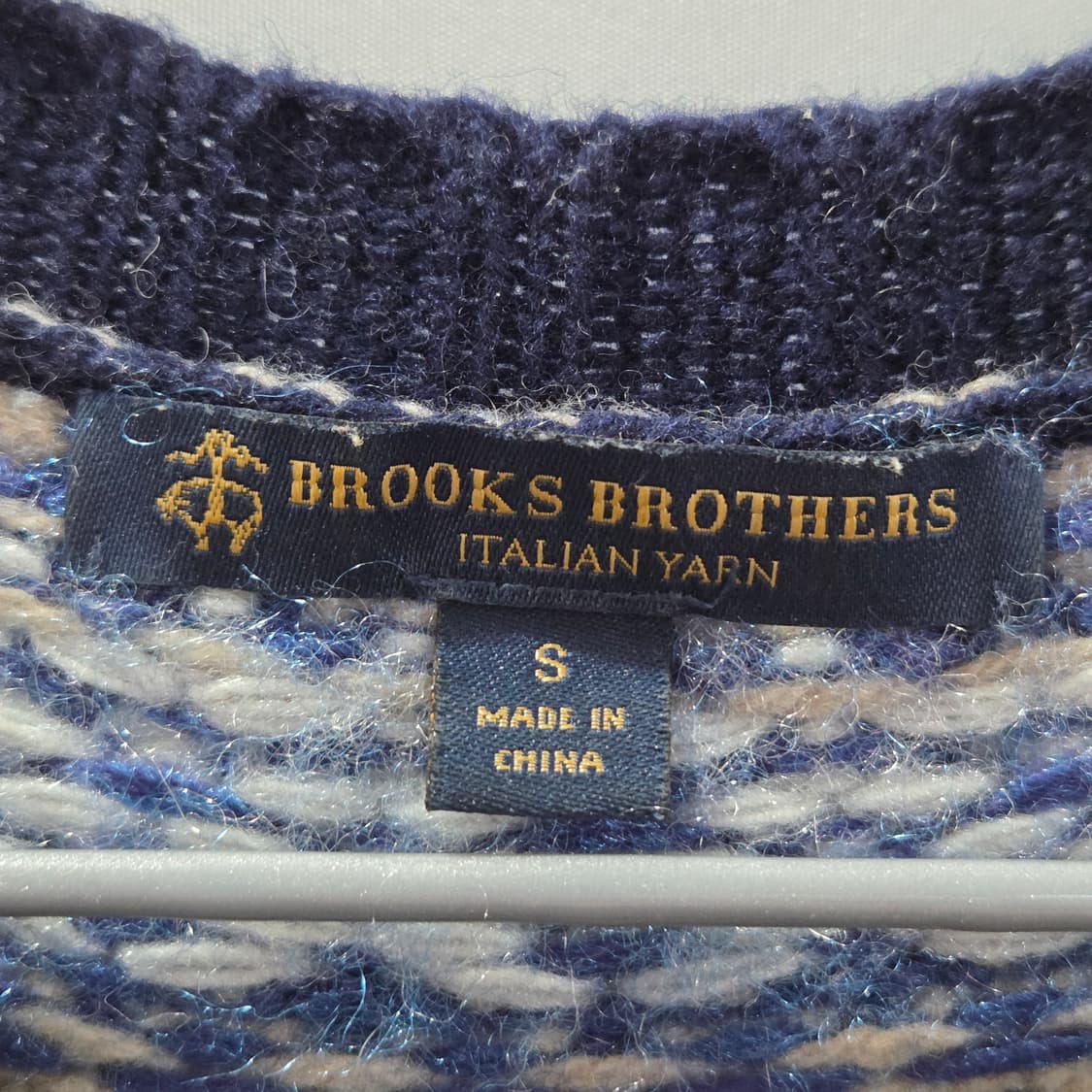 브룩스브라더스 우먼 페어아일 7부 니트 S 상품이미지2