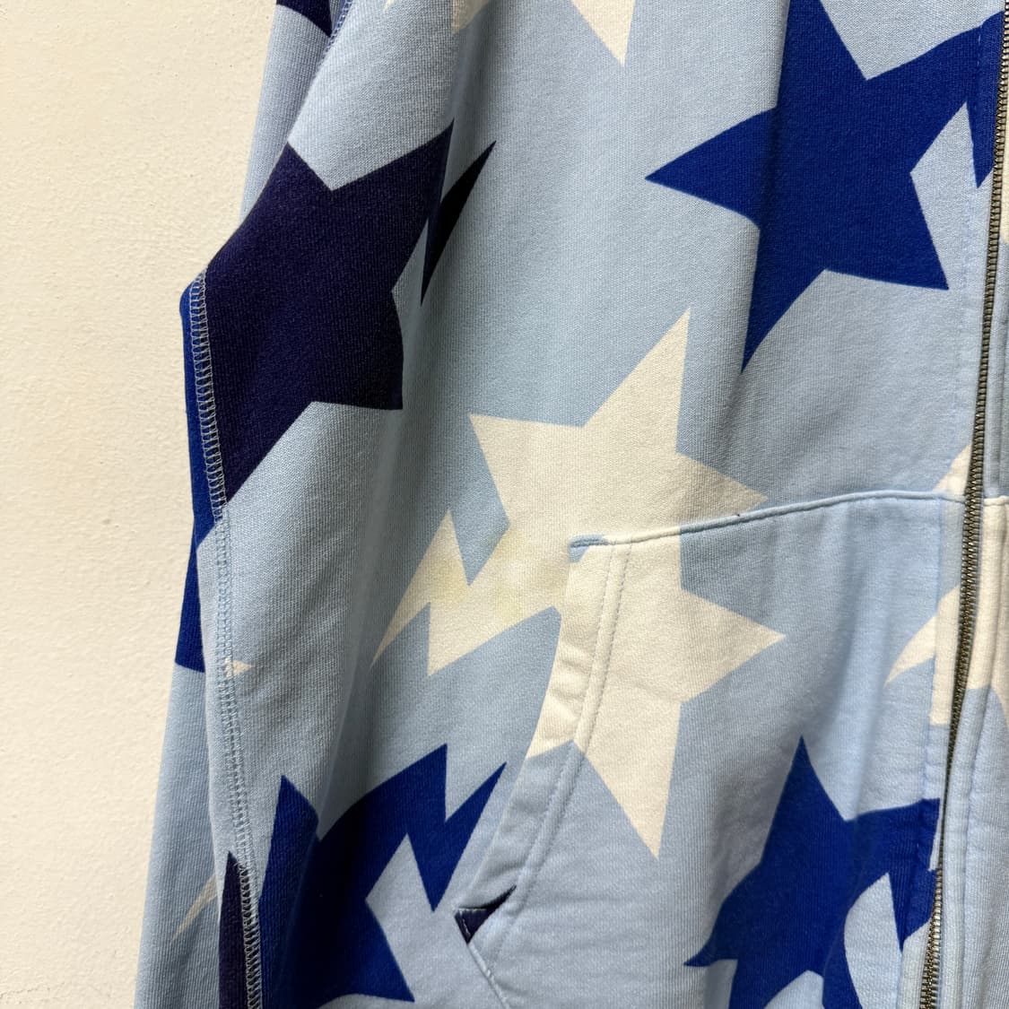 국내유일매물 정품 베이프 OG 스타 카모 풀 집업 후디 상품이미지4