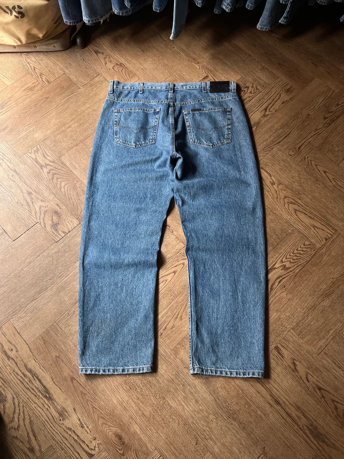 [40]할리데이비슨 미디엄블루 라이더 데님 팬츠 상품이미지2