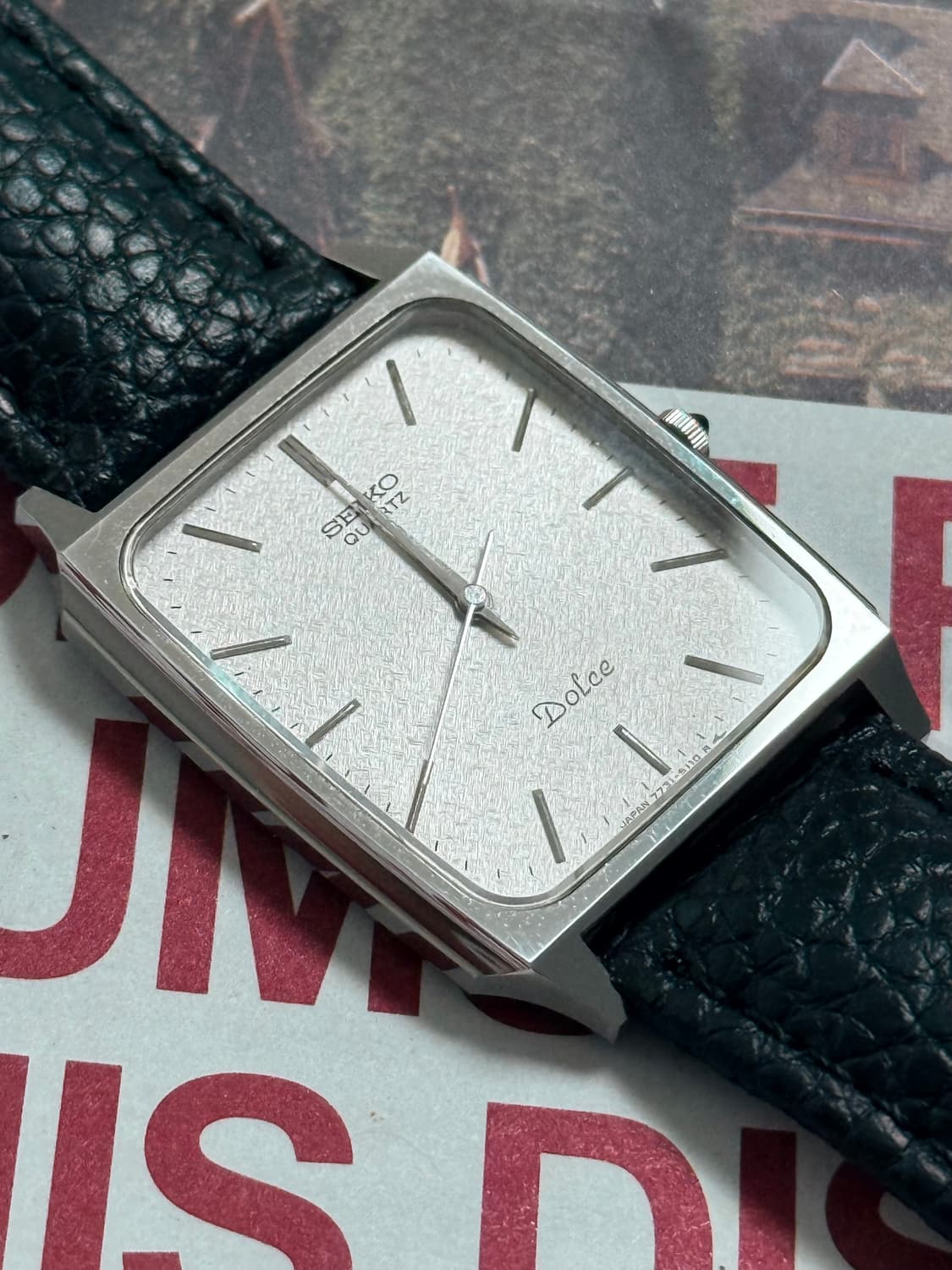 Seiko 세이코 Dolce 스노우 플레이크 카보숑 크라운 1987 상품이미지3