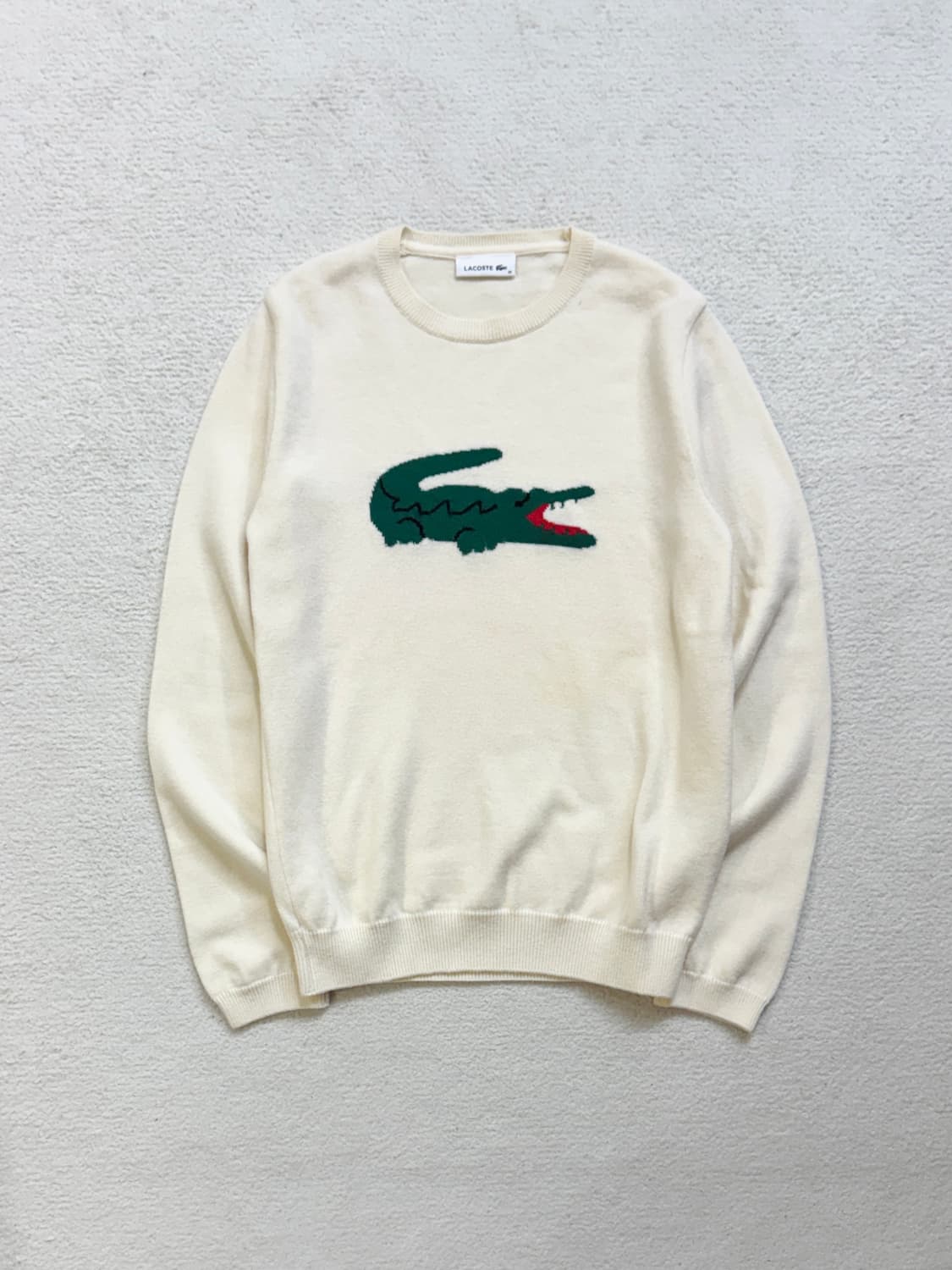 라코스테 빅크록 아이보리 니트 상품이미지2