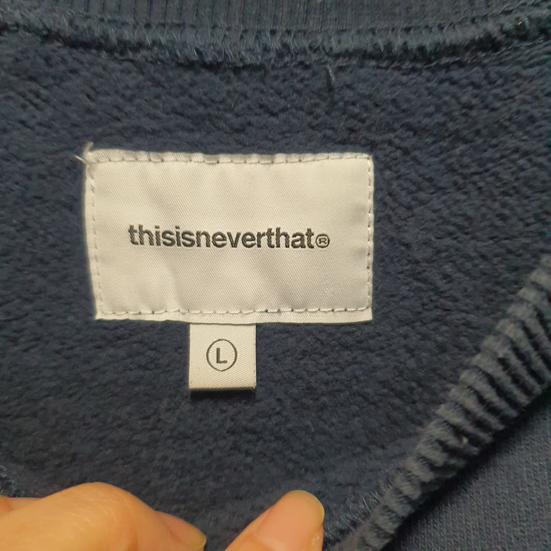 디스이즈네버댓 남성 프린팅 기모 맨투맨  상품이미지3