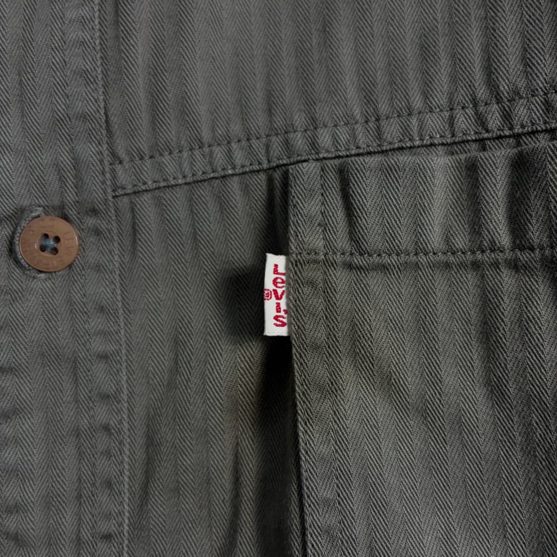 Levi's  리바이스 화이트탭 코튼 캔버스 워크 셔츠  상품이미지4