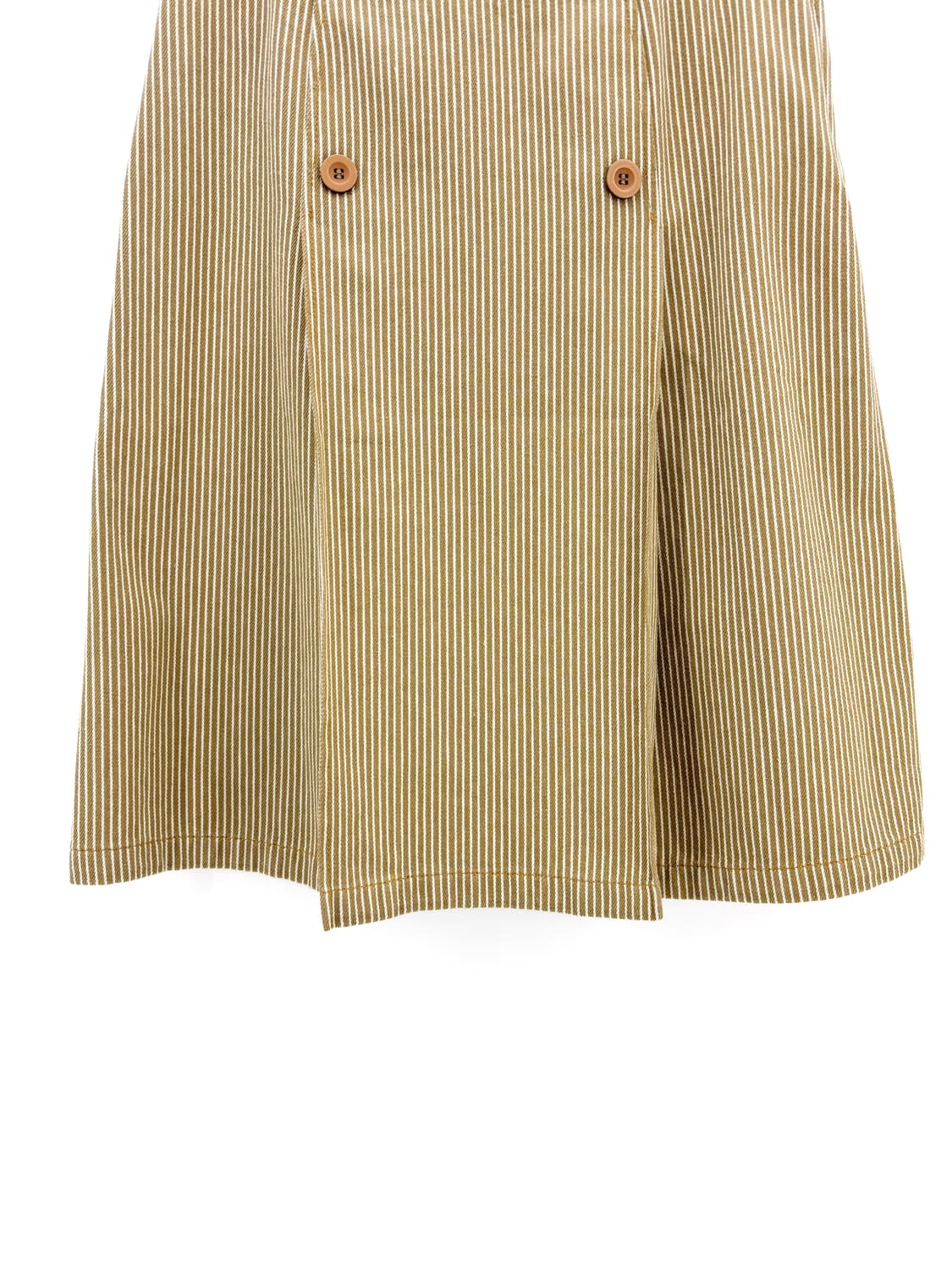 빈티지 버튼 스트라이프 미디 스커트 상품이미지4