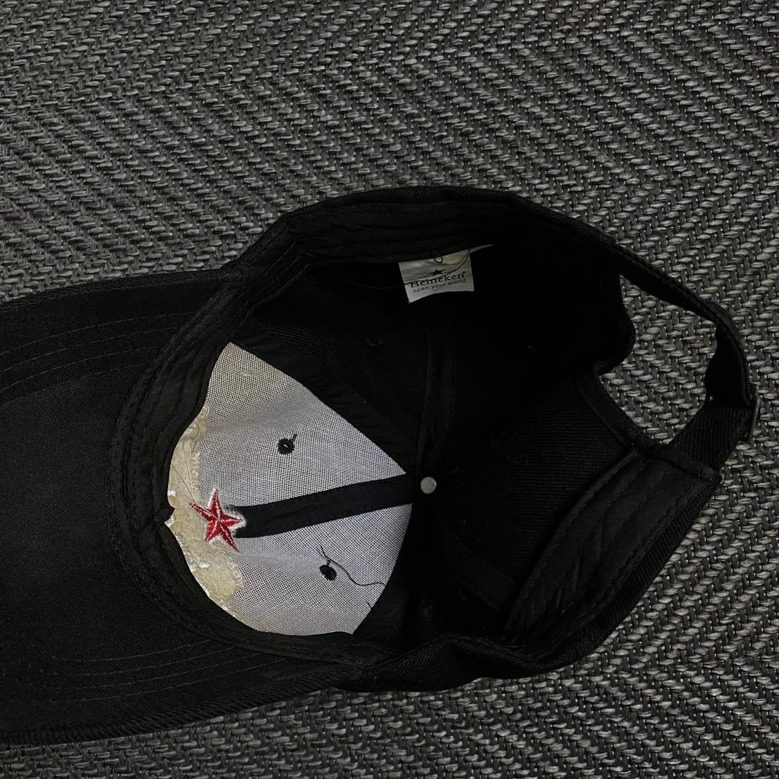 Heineken 자수 빅로고 볼캡 블랙y 4920 상품이미지5