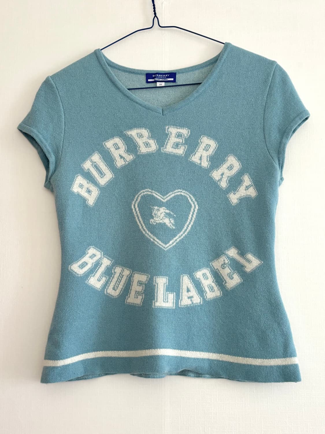 버버리 블루라벨 하프 니트 상품이미지1