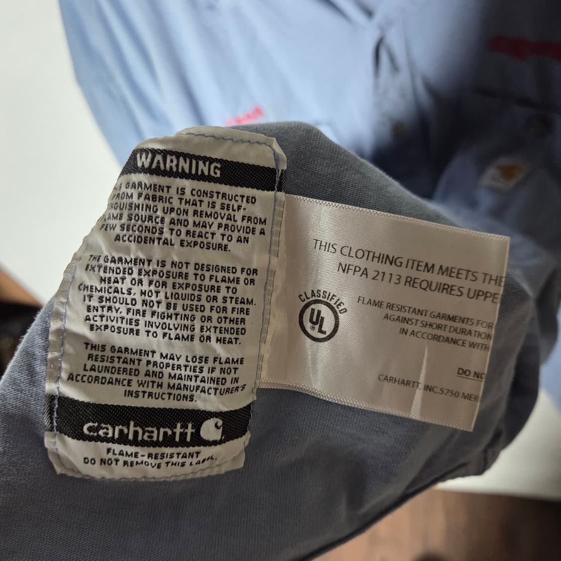 [Carhartt] 칼하트 레터링자수 투포켓 워크셔츠 상품이미지5