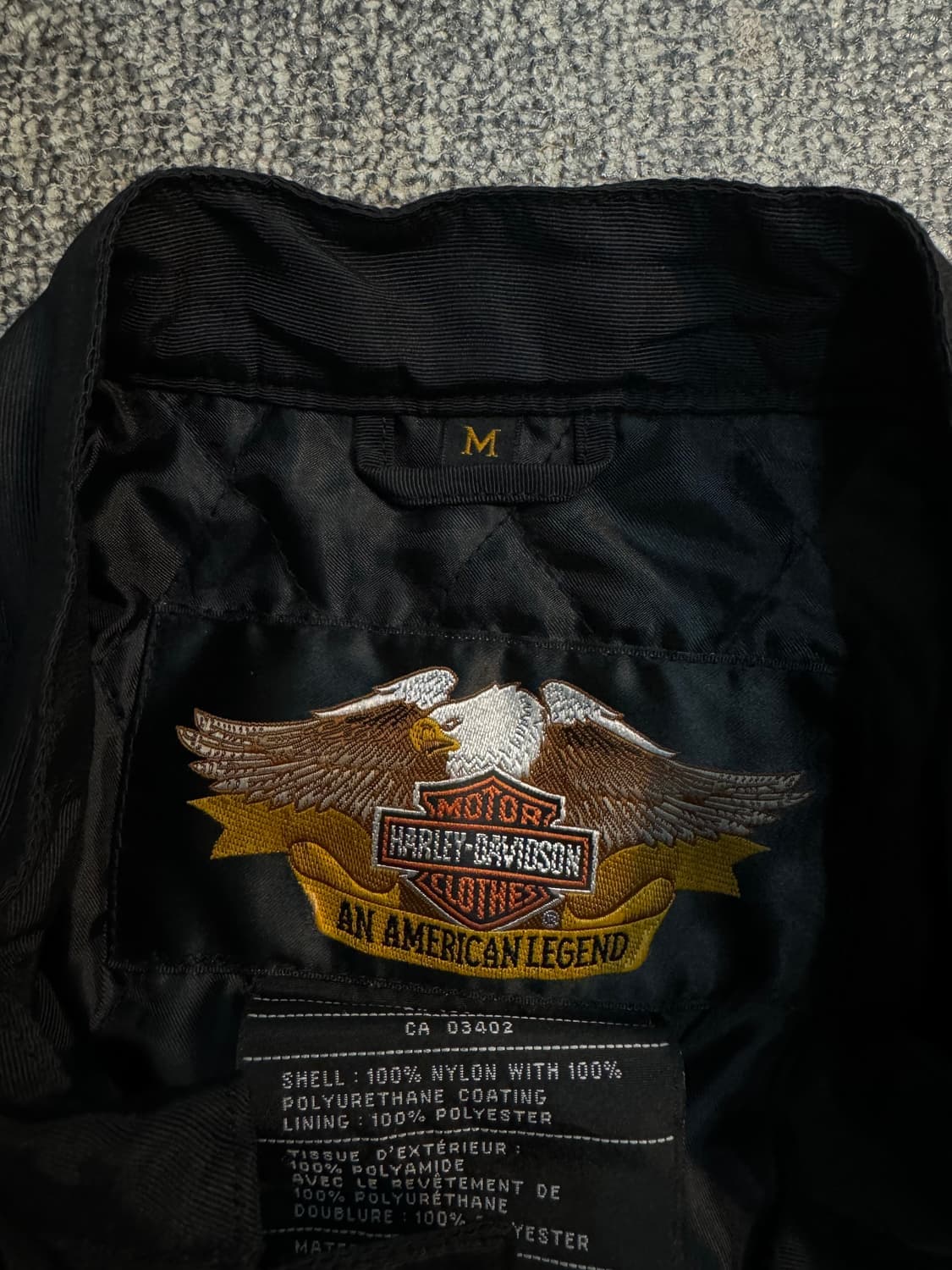 할리데이비슨 모터사이클 나일론 레이싱 자켓  상품이미지3