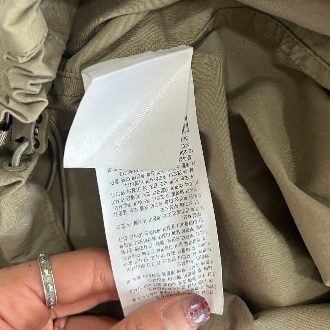 Snow peak 스노우피크 카키 투포켓 아노락 반집업 상품이미지8