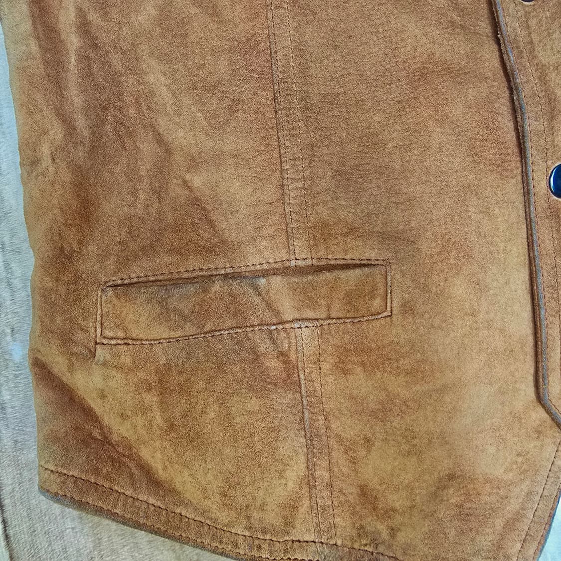 빈티지 스웨이드 웨스턴 베스트 M 상품이미지2