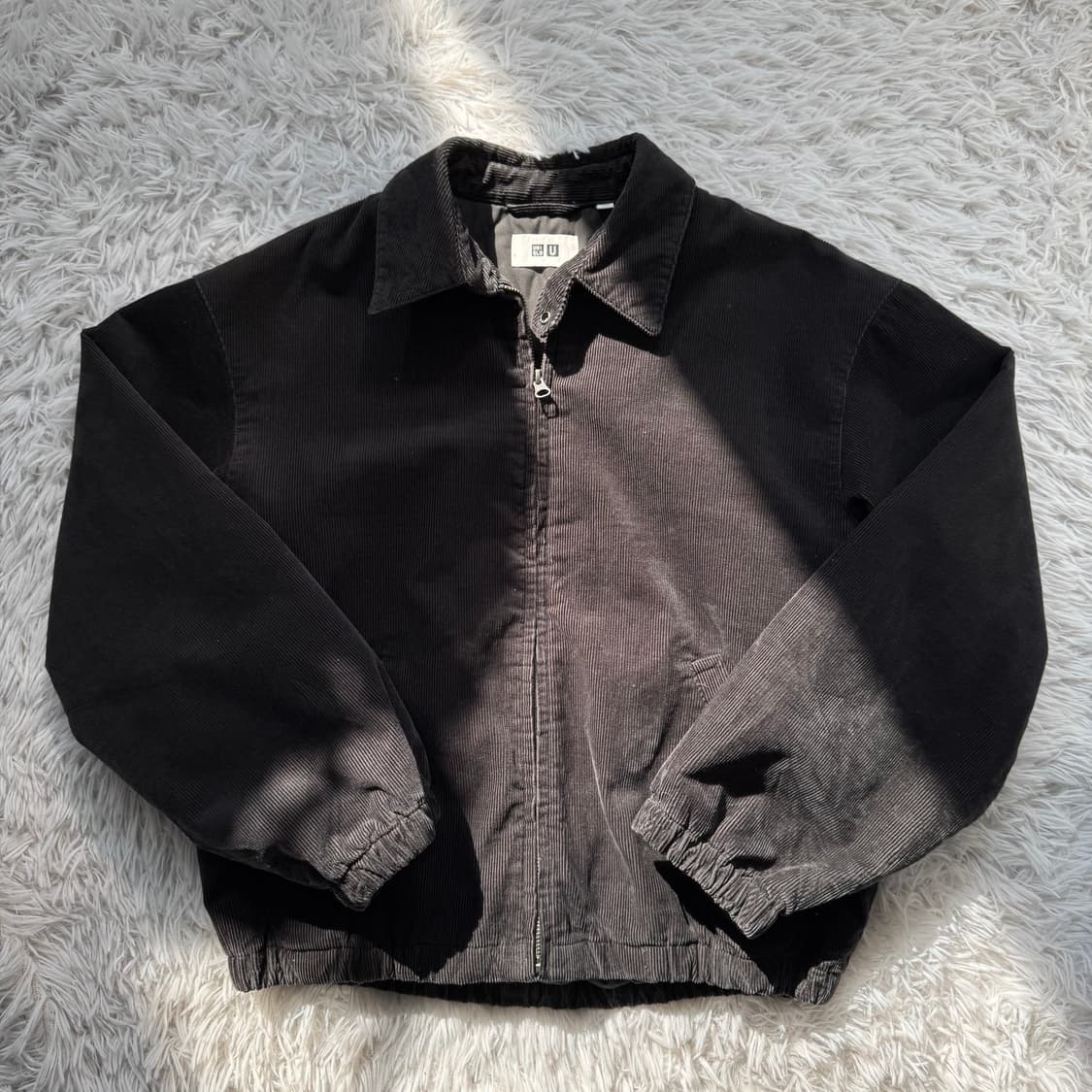 UNIQLO U 일본빈티지 코듀로이 패디드 블루종 유니클로u 벨벳 s 상품이미지2