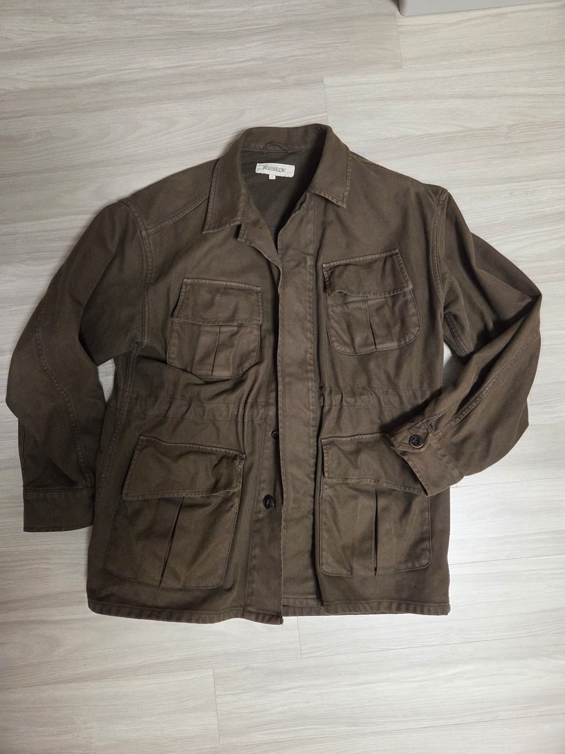 라이즈앤빌로우 몰스킨 정글퍼티그자켓 다크올리브(라지) 상품이미지1