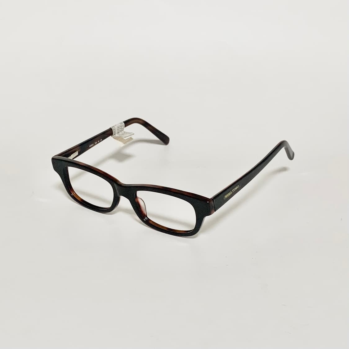 979 일본제 데드스탁 빈티지 안경테 레트로 직사각형 투톤 뿔테 상품이미지2