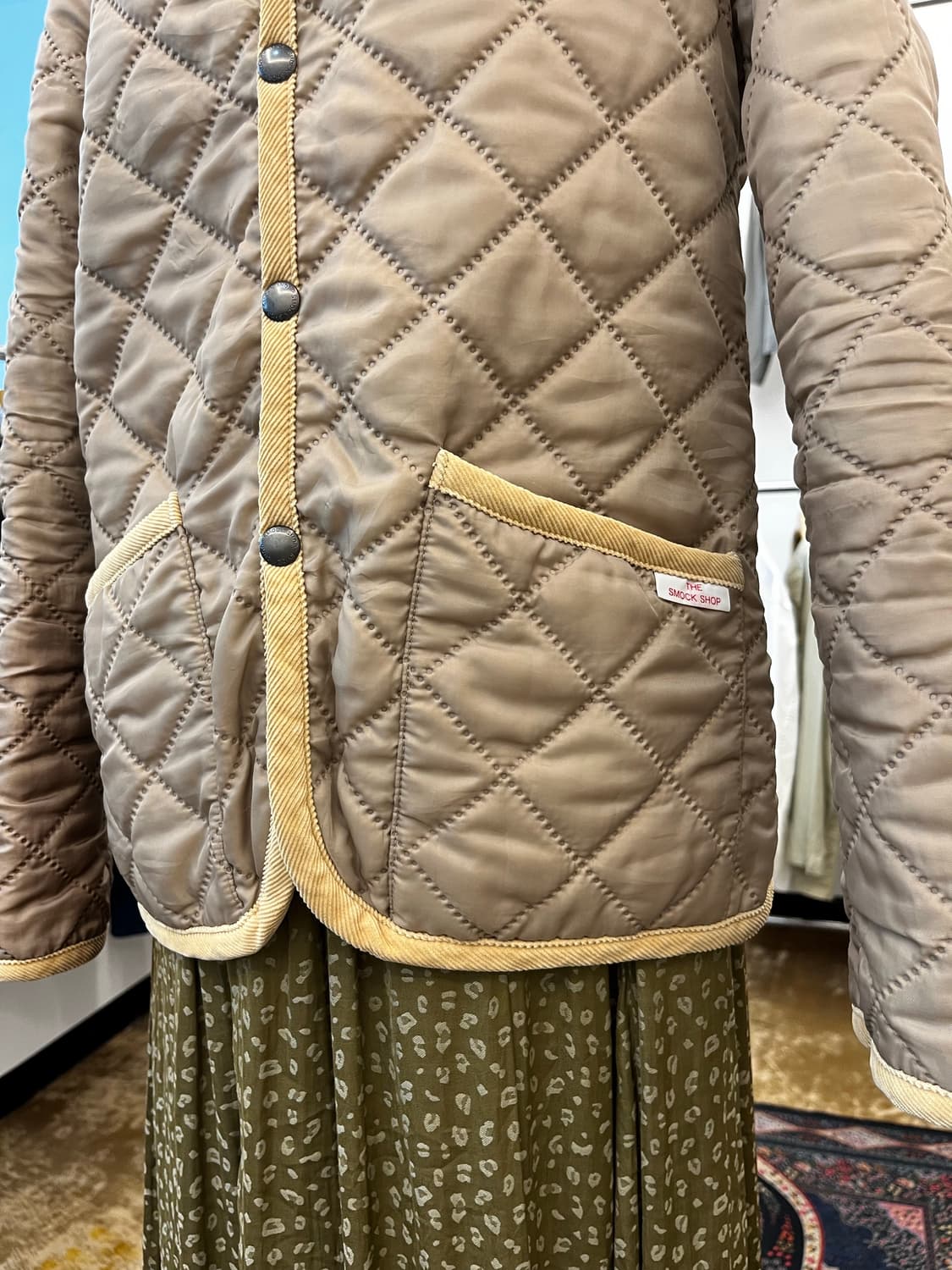 The Smock Shop 퀼팅 후디 자켓 상품이미지4