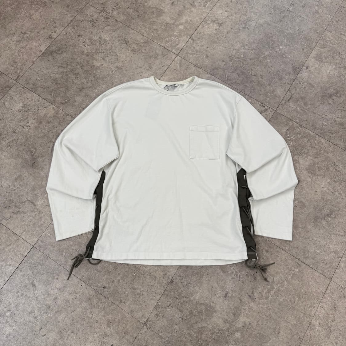 이스트로그 화이트 스트링 롱슬리브 #csz263 상품이미지1