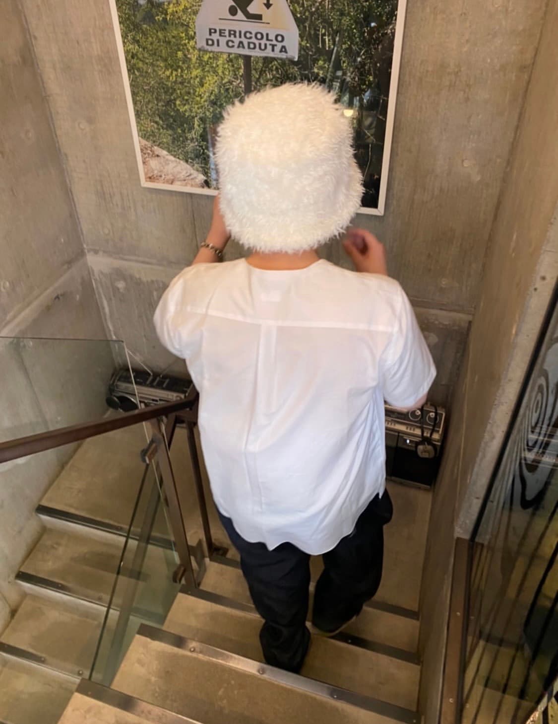 꼼데가르송 옴므 밴딩 데님 팬츠 M /네이비 상품이미지5