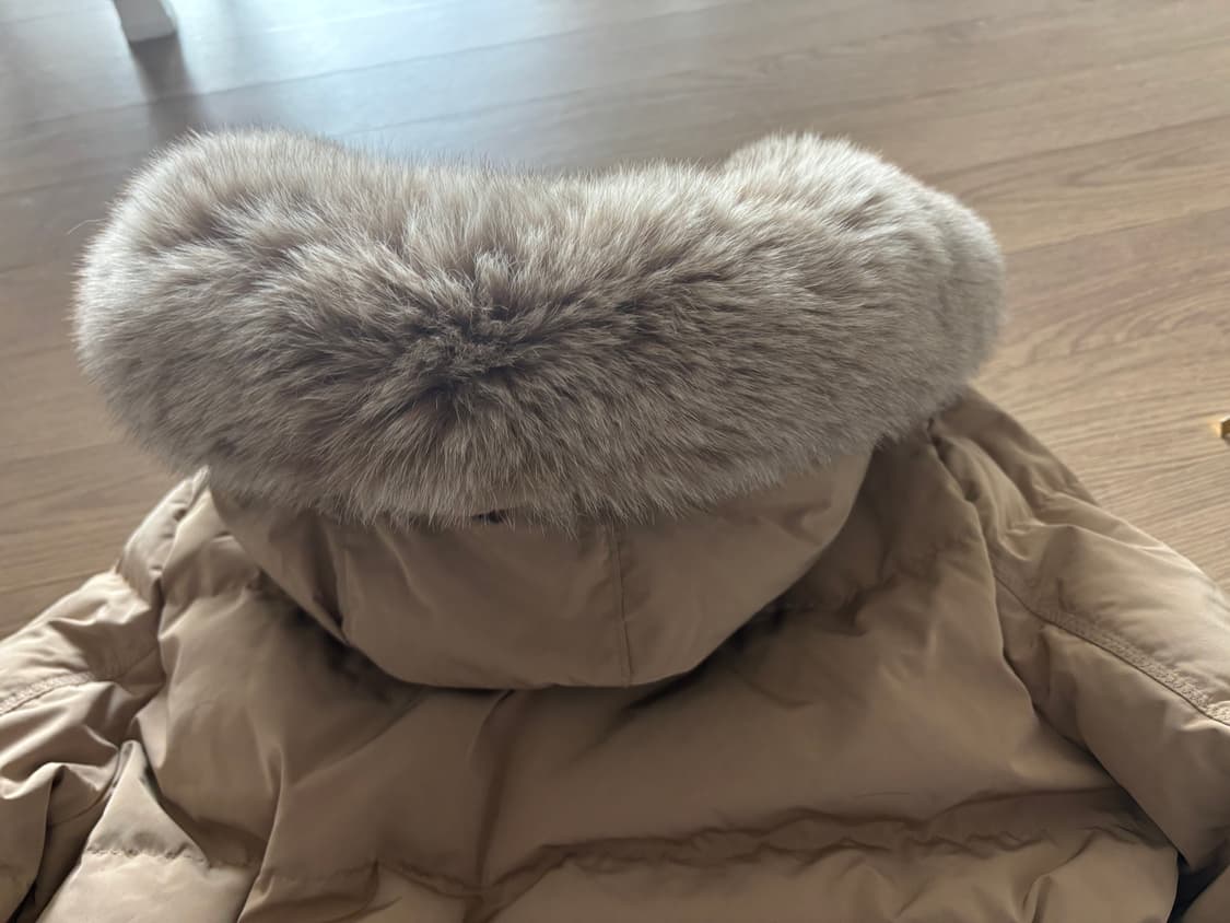 지컷 사가퍼 구스롱패딩 벨트패딩 카멜베이지 55 상품이미지4