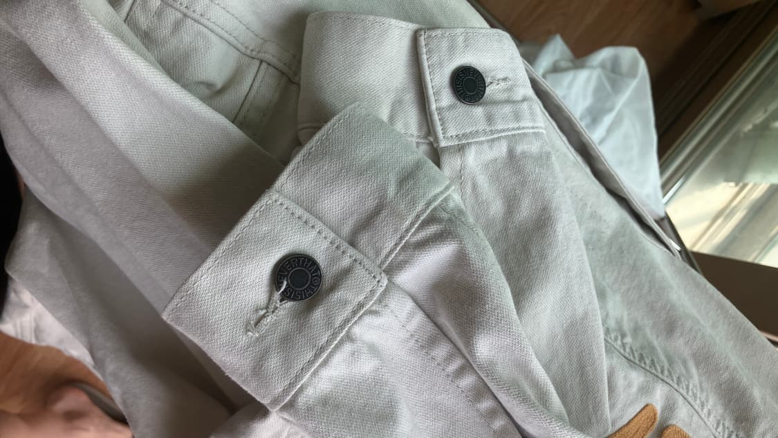 Thisisneverthat Trucker jacket off white 상품이미지5