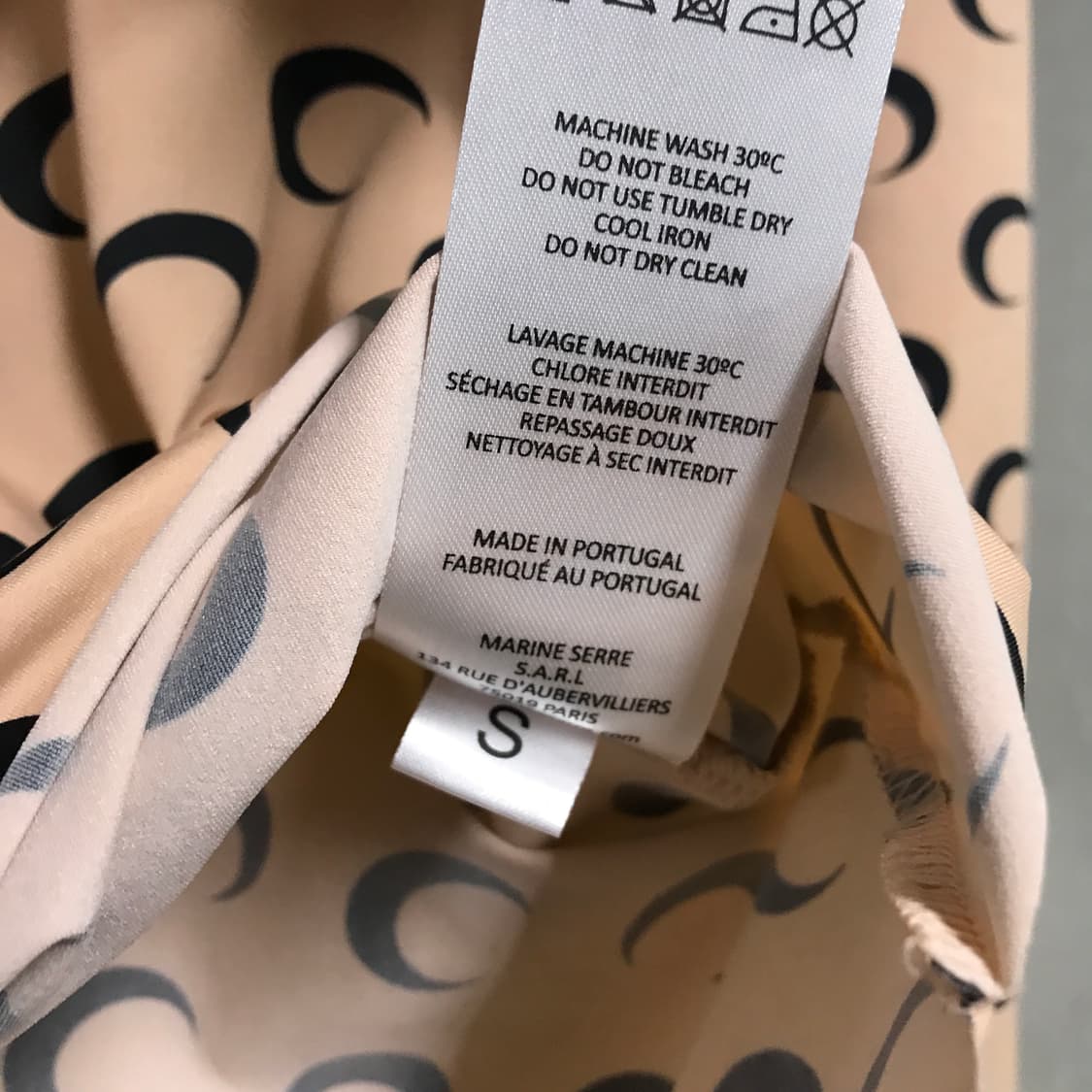 마린세르 문 로고 긴팔 티셔츠 S(W) 상품이미지7