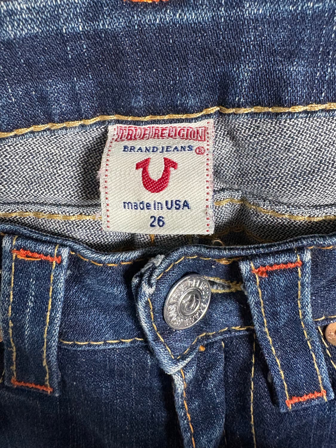 트루릴리전 슬림핏 로우라이즈 데님 26 상품이미지4