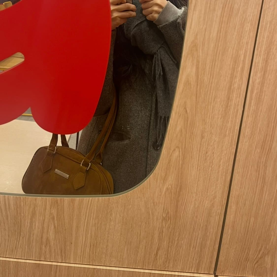 마코이 스웨이드 이지 무드 숄더백 브라운 상품이미지2