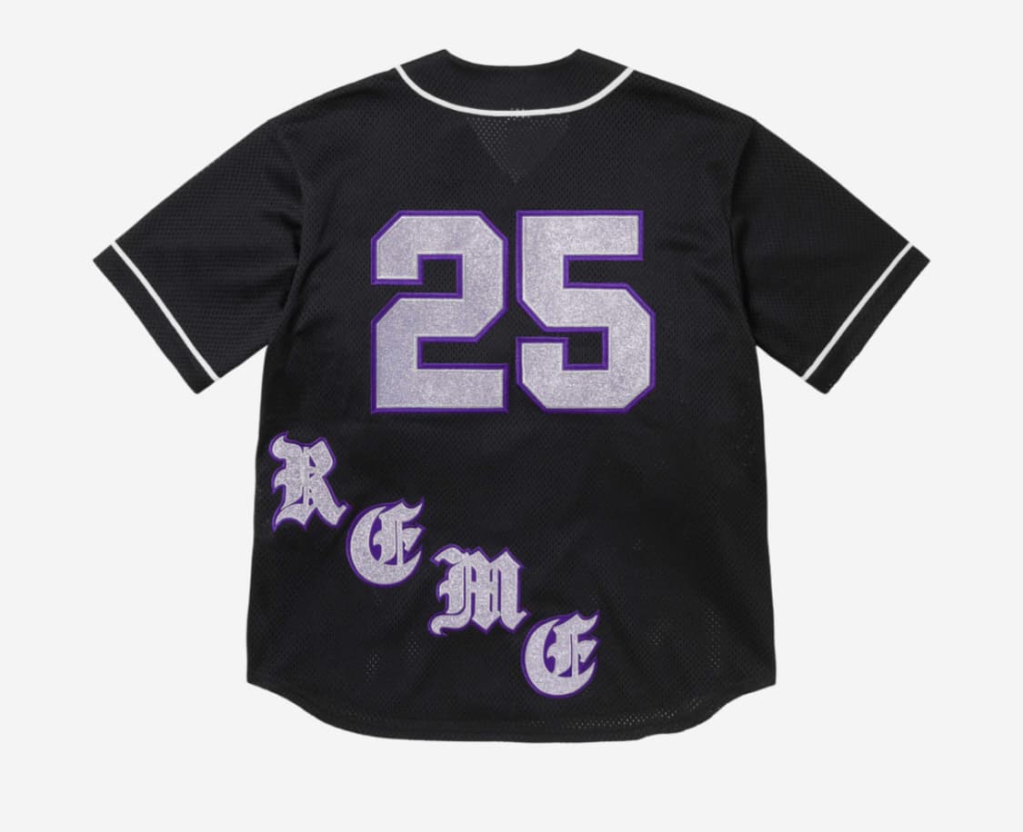 슈프림 올드 잉글리쉬 베이스볼 저지 L 상품이미지2