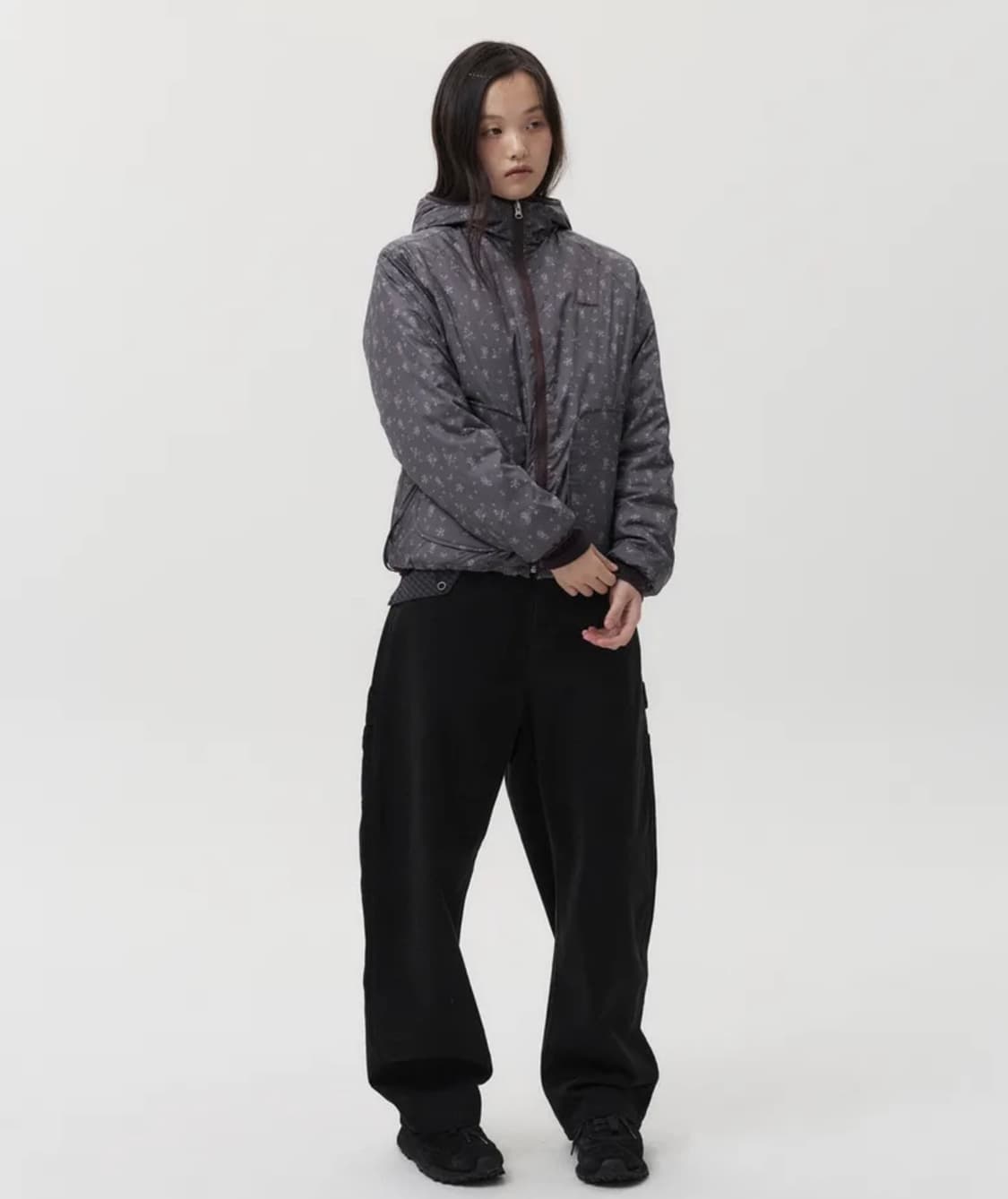 오헤시오 리버시블 덕다운 경량패딩 브라운 상품이미지2