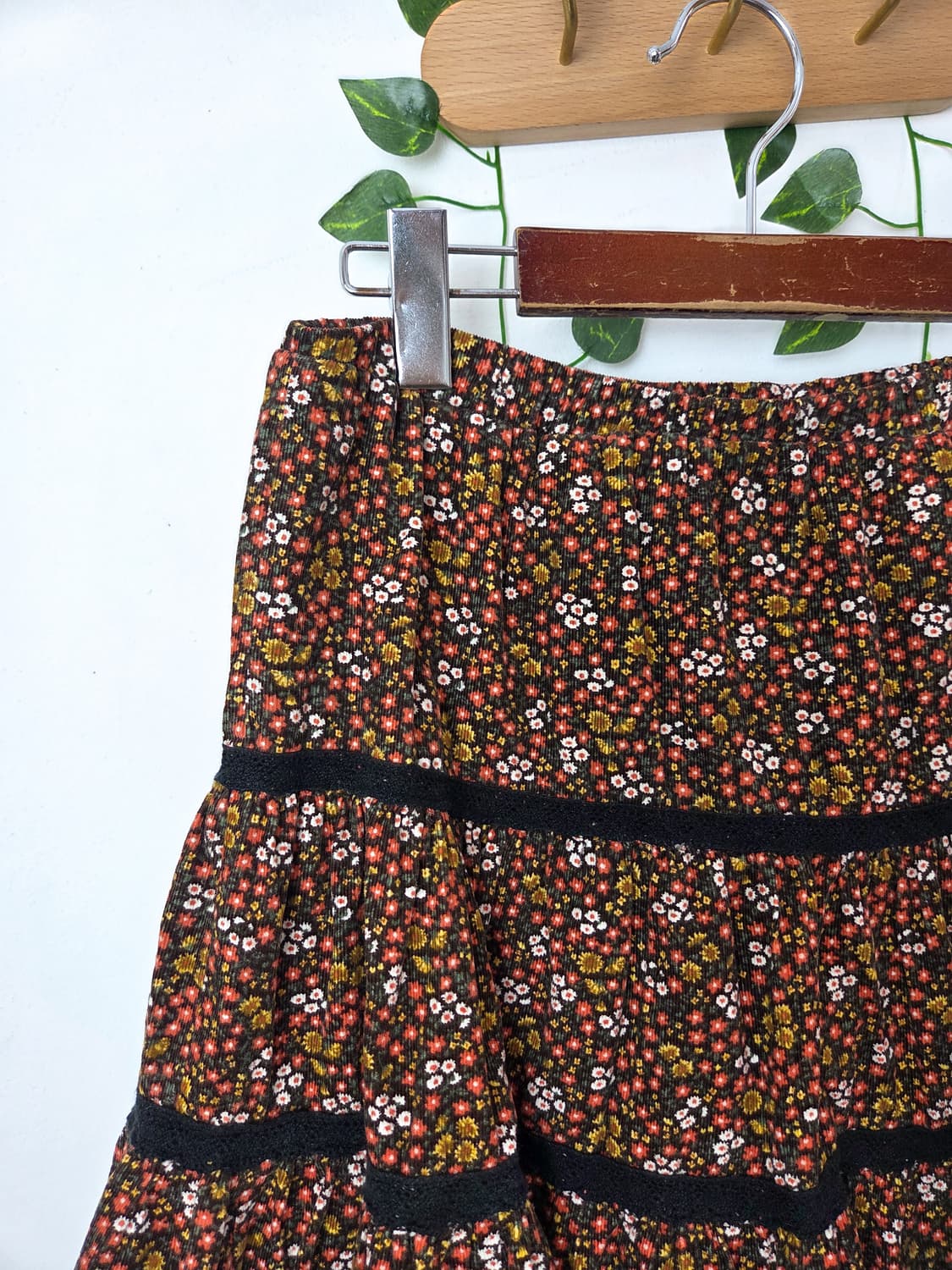 잔꽃 캉캉 미니 스커트 상품이미지2