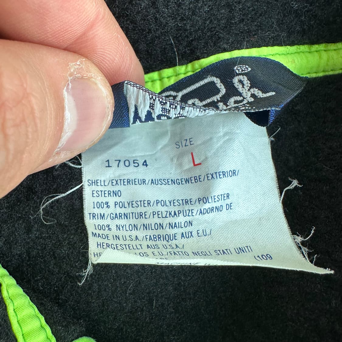 70‘s 울리치 플리스 made in usa 상품이미지4