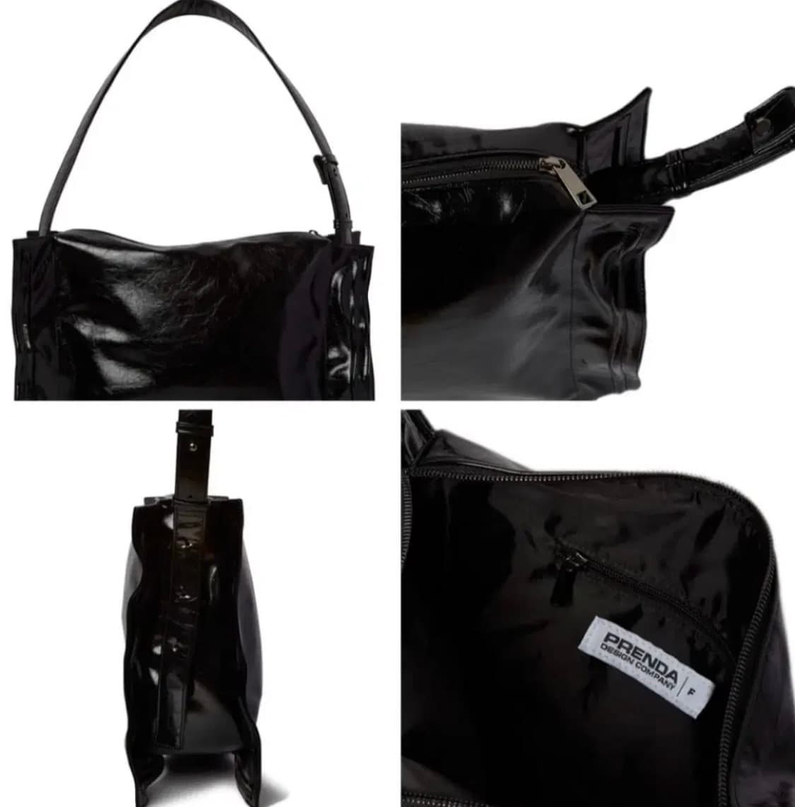 프렌다 GLOSSY LEATHER PLEATS BAG 가방 크로스백  상품이미지4