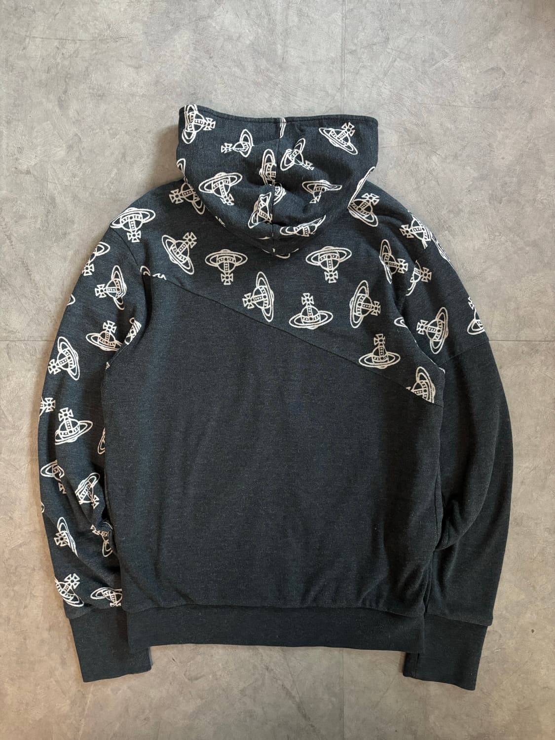 Vivienne Westwood 비비안웨스트우드 네이비 로고 후드 집업 상품이미지8