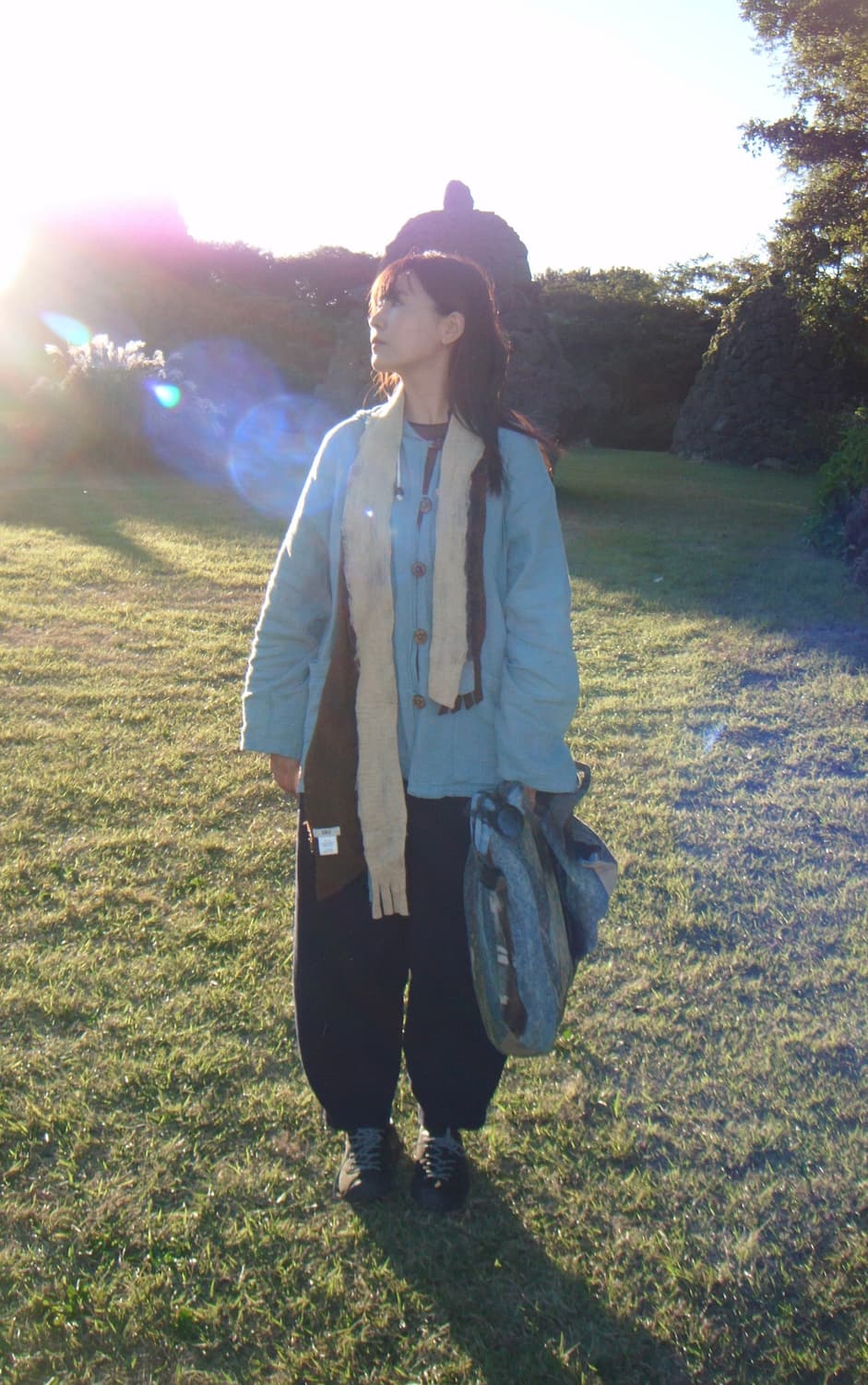 천연염색 Natural hood jacket ( blue ) 상품이미지3