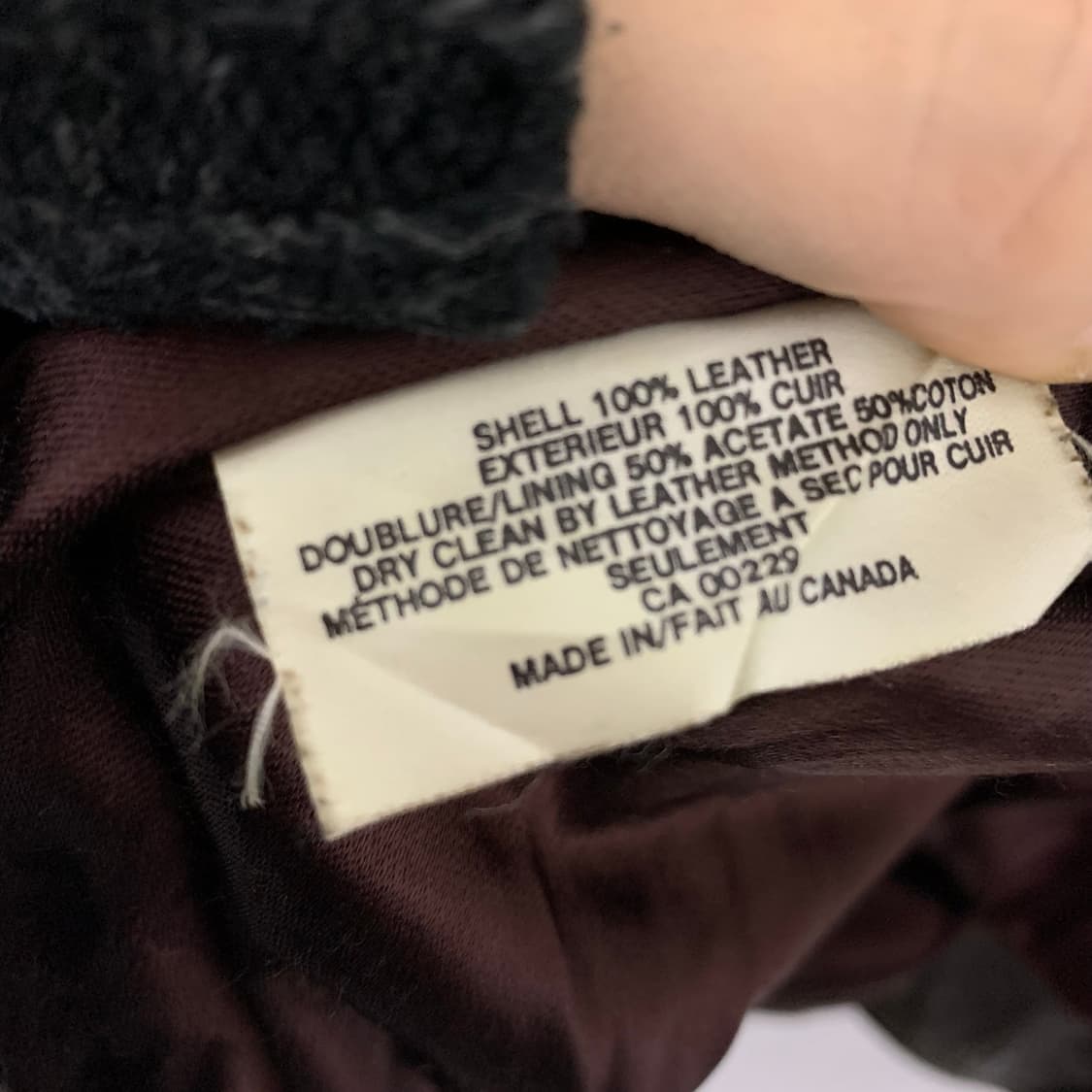 아쿠아스큐텀 빈티지 천연가죽 봄버 자켓 리얼레더 브라운 남녀공용 오버핏 상품이미지8