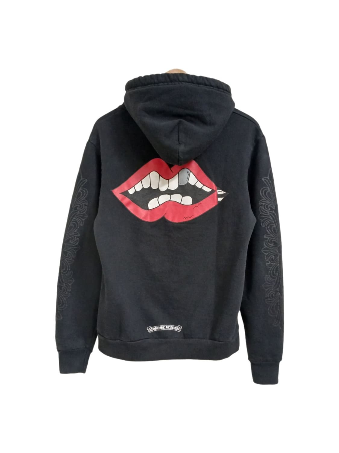 크롬하츠 / 매티보이 촘퍼 립 홀슈스 플로랄 후드 블랙 / M 상품이미지4