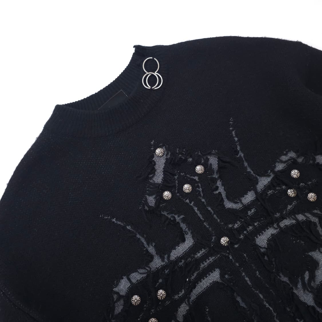 밍가런던 데미지 크로스니트 상품이미지3