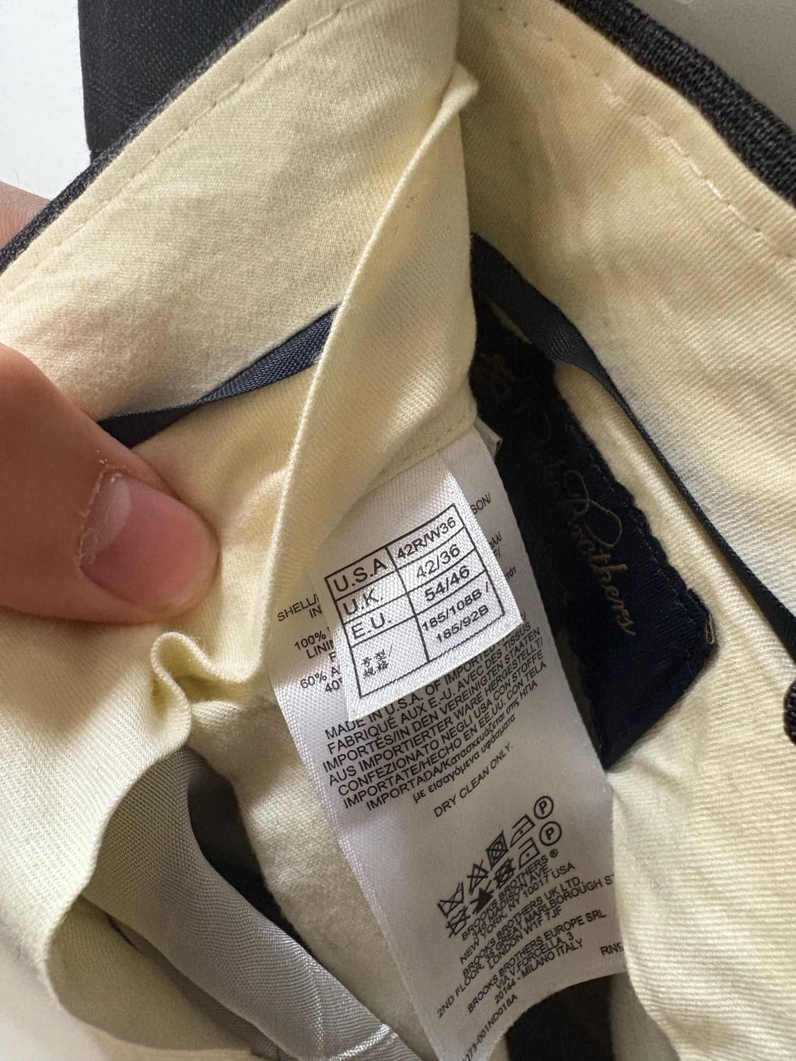 브룩스브라더스 1818 메이드 usa 정장 수트 최종가격 상품이미지9