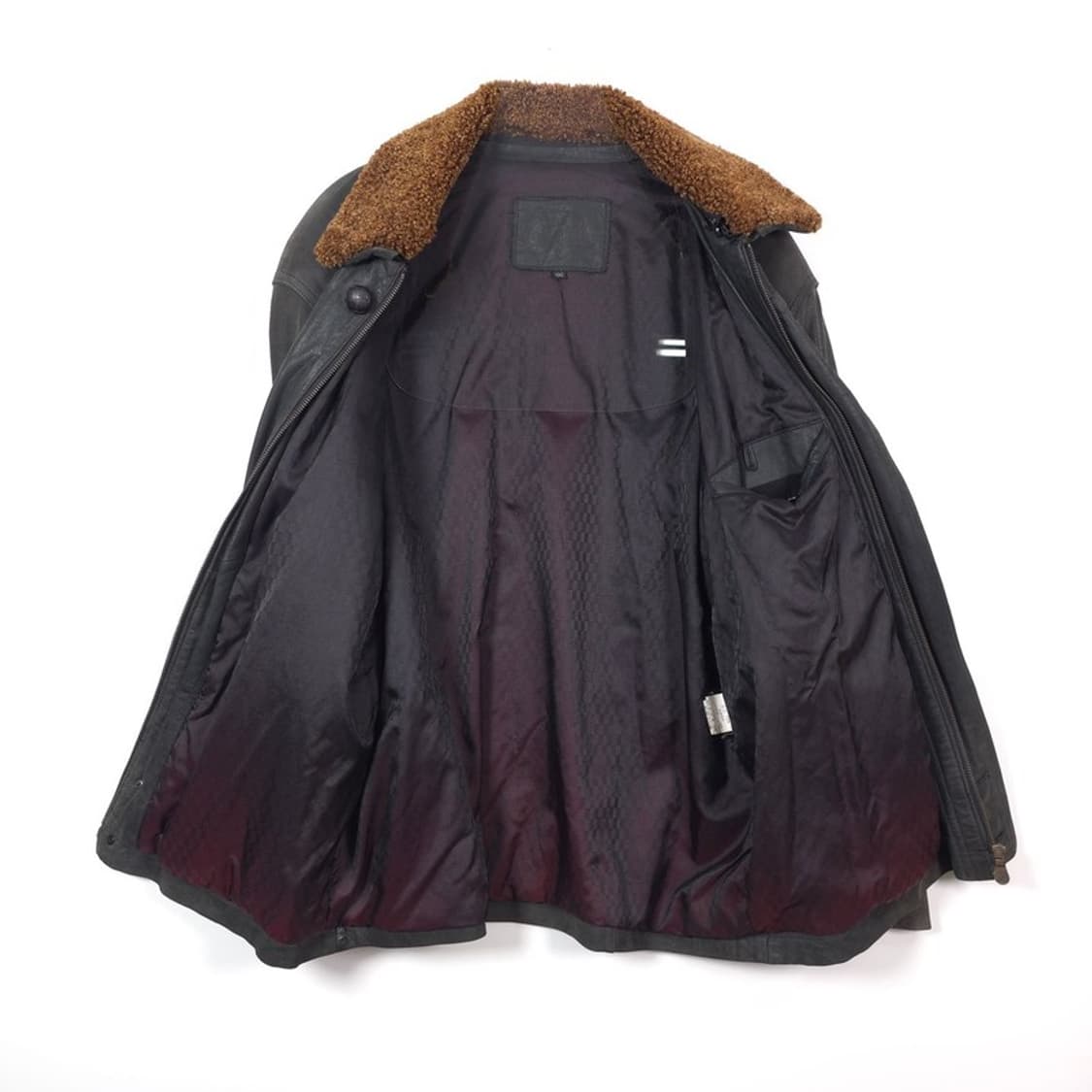 CANYON 빈티지 램스킨 에비에이터 가죽 블루종 L 상품이미지8