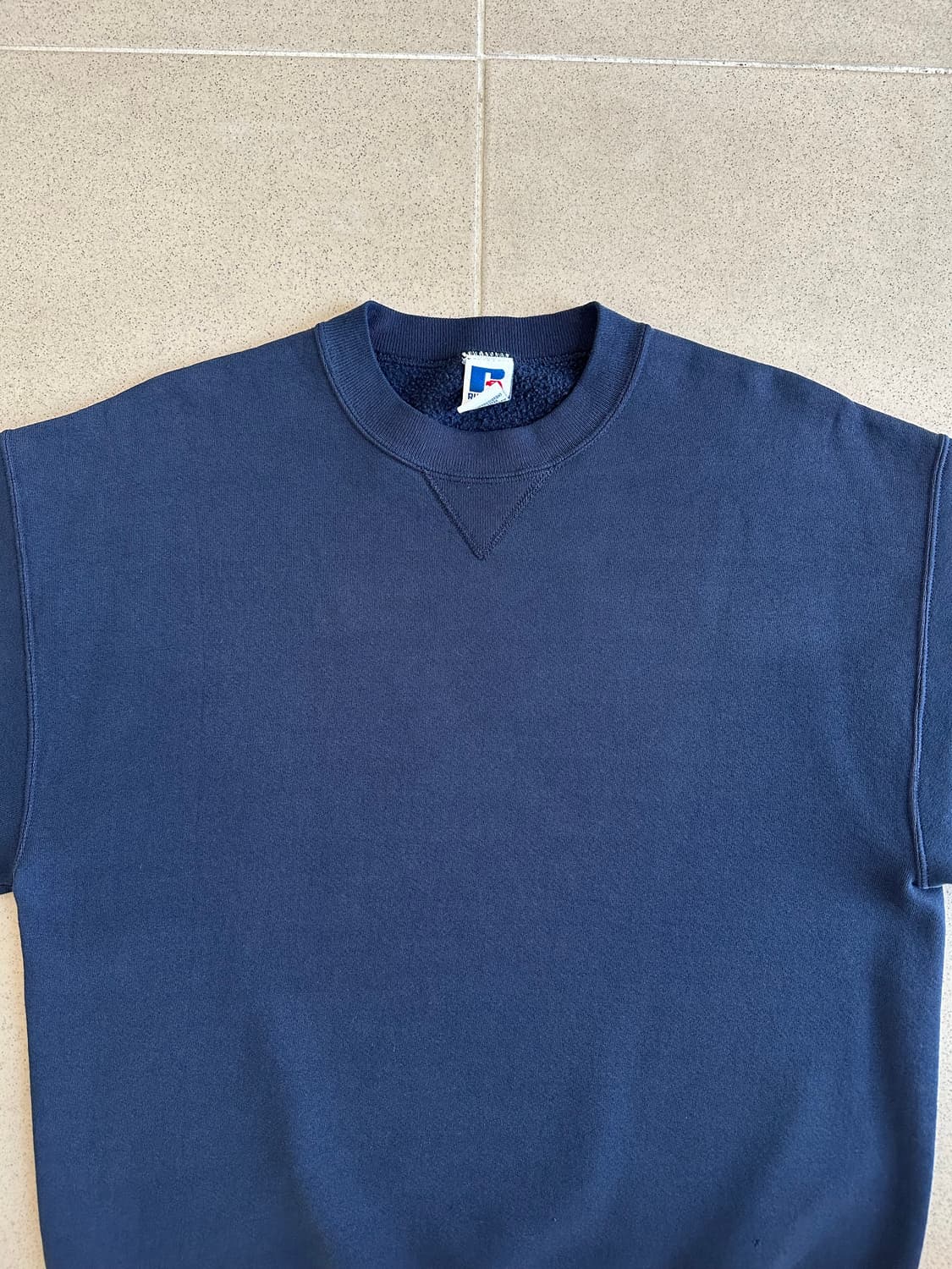 90s 빈티지 러셀 스웻셔츠 네이비 L USA 상품이미지3
