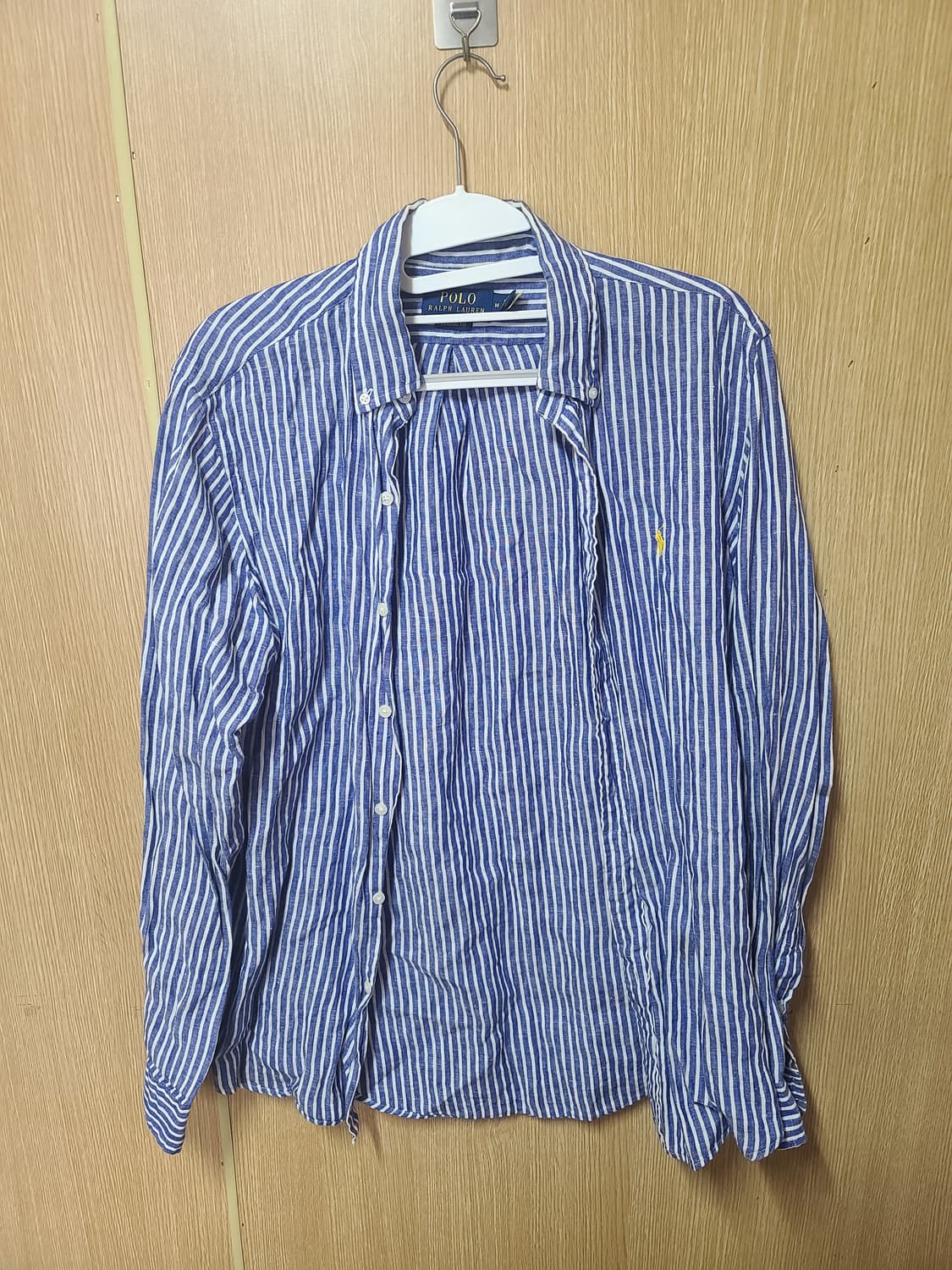 폴로 스프라이트 린넨 셔츠 오버핏 M 상품이미지3