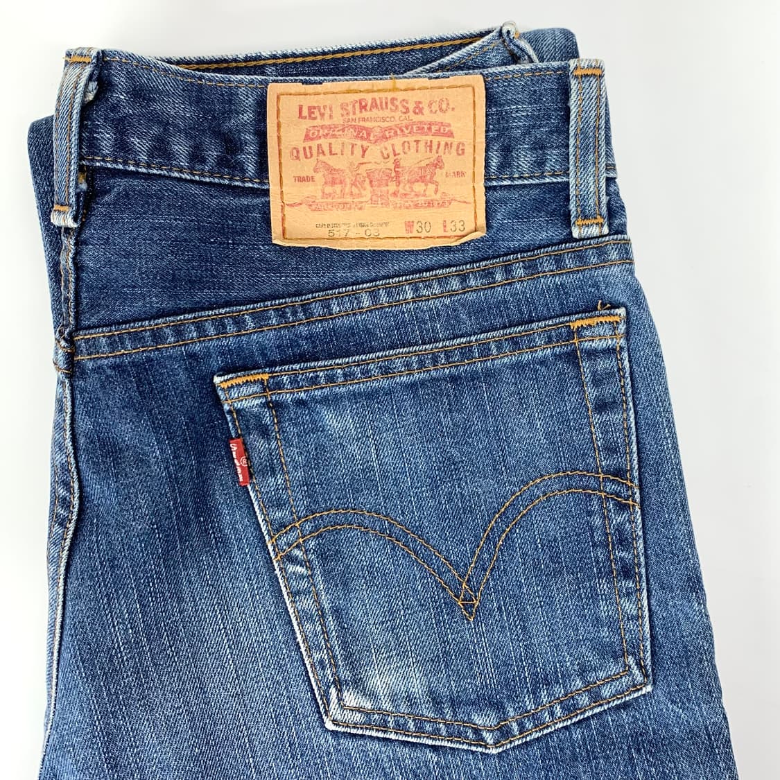 [30x33] 00s 리바이스 517 데님 팬츠 상품이미지7