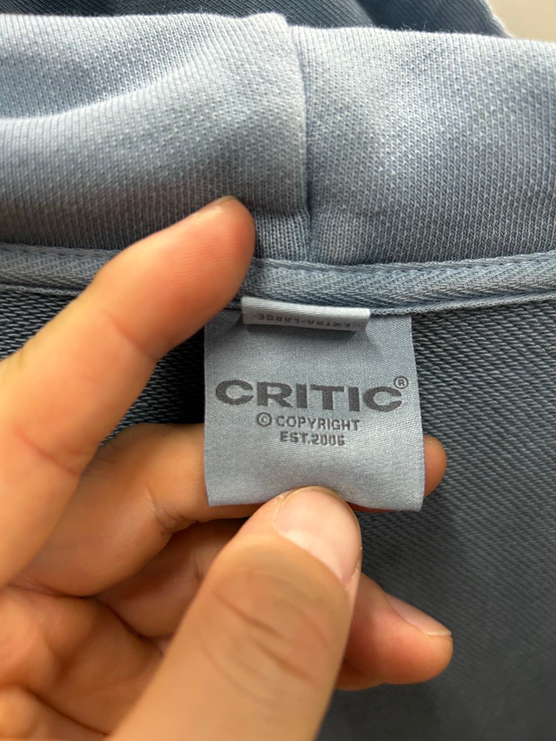 CRITIC 크리틱 후드 집업 상품이미지5