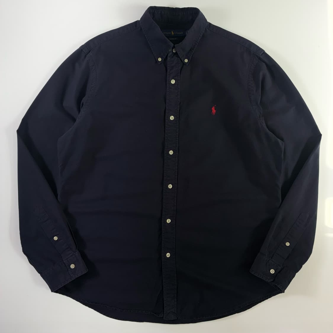 Polo  폴로 랄프로렌 자수 코튼 네이비 셔츠  상품이미지1