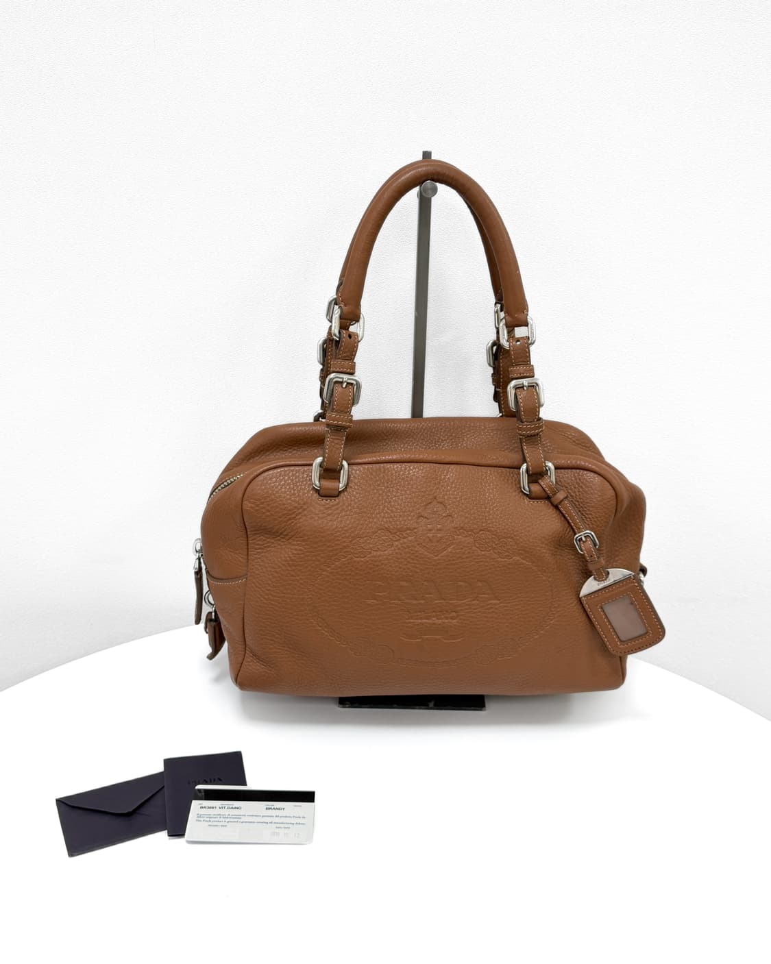 프라다 비텔로 다이노 로고 토트백 BR3091 상품이미지1